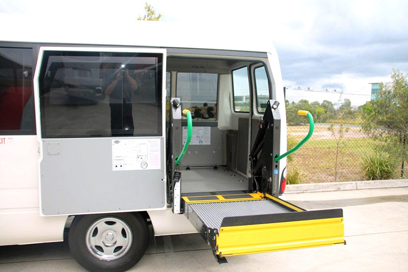 Uniting Care Toyota Coaster Bus Wheelchair conversion ... Uniting Care Toyota Coaster Bus Wheelchair conversion ...